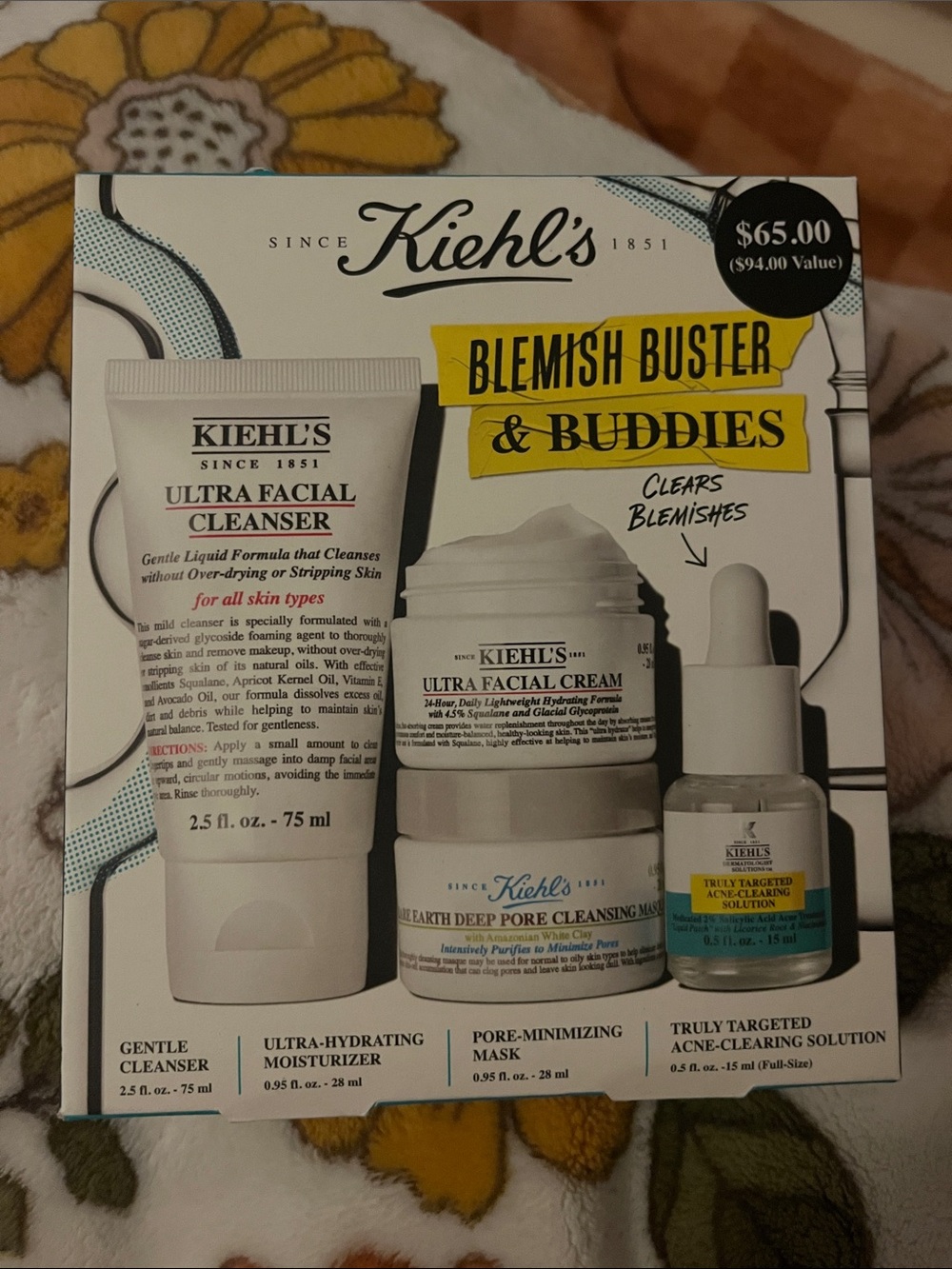 Kiehl's Blemish Buster & Buddies Kit - White, Yellow, Black